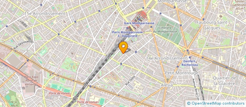 localisation de l'entreprise MADAME BRIGITTE ADELINET  PARIS