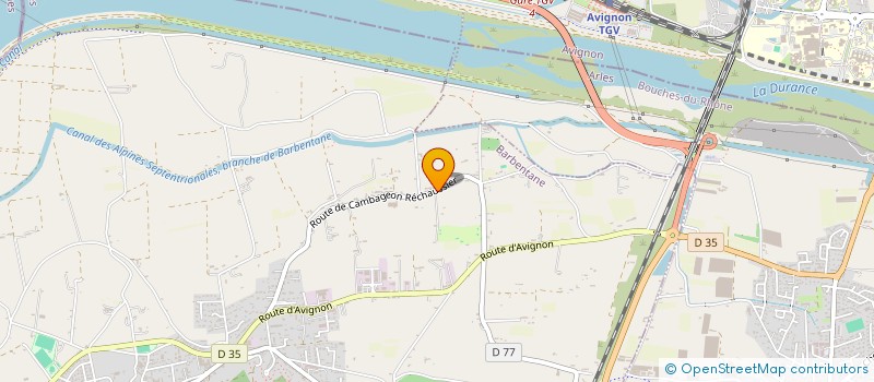 localisation de l'entreprise MADAME BRIGITTE AFONSO-GARRIDO  BARBENTANE