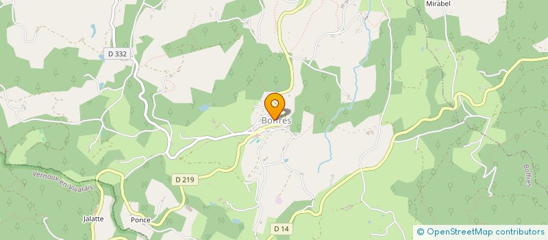 localisation de l'entreprise MADAME BRIGITTE ALASSEUR  BOFFRES