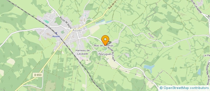 localisation de l'entreprise MADAME BRIGITTE ALLART  ASSIER