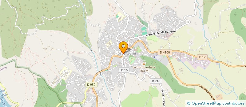 localisation de l'entreprise MADAME BRIGITTE AMANN GUINDON  FORCALQUIER