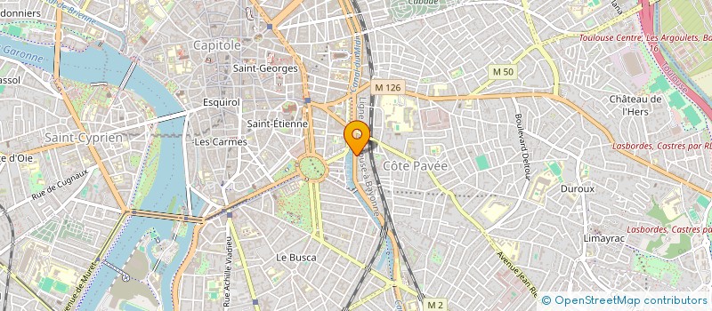 localisation de l'entreprise MADAME BRIGITTE AMAR  TOULOUSE