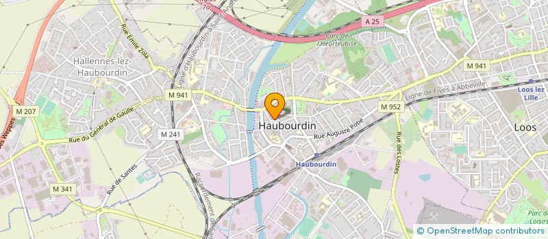 localisation de l'entreprise MADAME BRIGITTE ANCKAERT  HAUBOURDIN