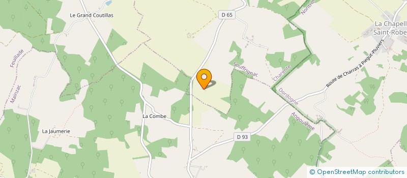 localisation de l'entreprise MADAME BRIGITTE ANDERSON à SOUFFRIGNAC