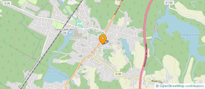 localisation de l'entreprise MADAME BRIGITTE ANDRE  LABENNE