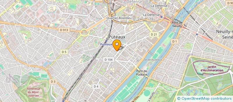 localisation de l'entreprise MADAME BRIGITTE ANDRES à PUTEAUX