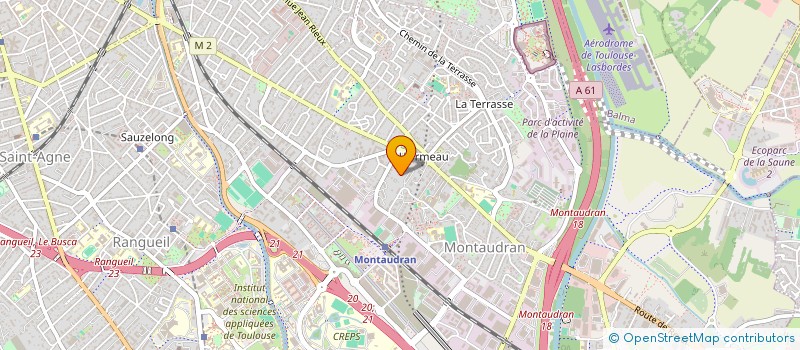 localisation de l'entreprise MADAME BRIGITTE ANTONIO  TOULOUSE