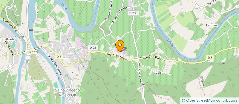 localisation de l'entreprise MADAME BRIGITTE ARCHERAY  ANGLARS-JUILLAC