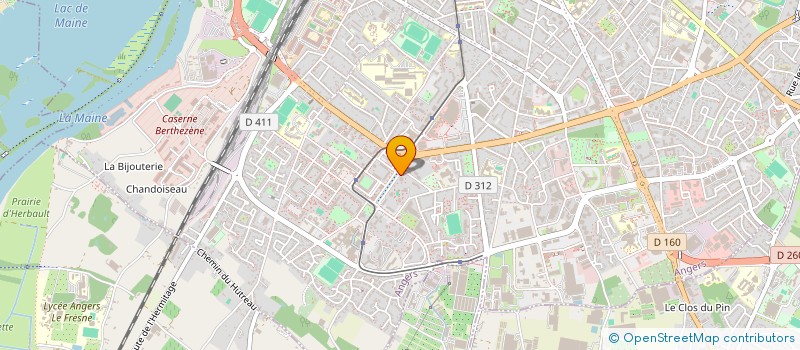 localisation de l'entreprise MADAME BRIGITTE ARTU à ANGERS