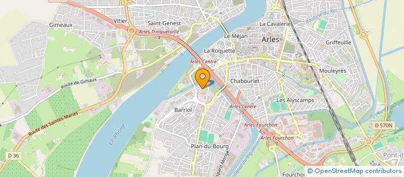 localisation de l'entreprise MADAME BRIGITTE ASCUDE  ARLES