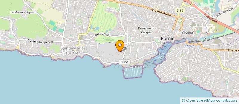 localisation de l'entreprise MADAME BRIGITTE AUBUSSON  PORNIC
