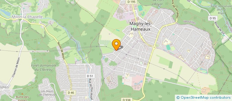 localisation de l'entreprise MADAME BRIGITTE AUDFRAY  MAGNY-LES-HAMEAUX