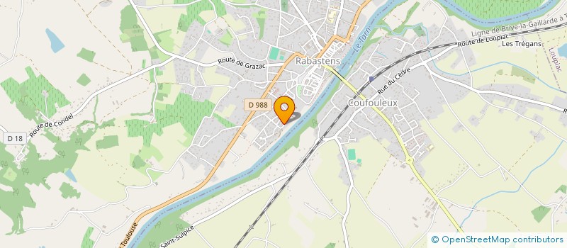 localisation de l'entreprise MADAME BRIGITTE AUDOUARD  RABASTENS