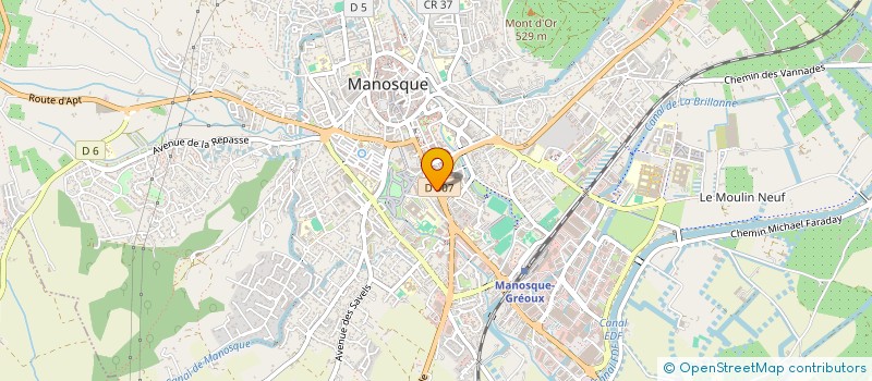 localisation de l'entreprise MADAME BRIGITTE AUVRAY à MANOSQUE