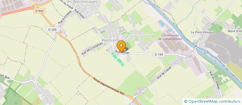 localisation de l'entreprise MADAME BRIGITTE AVIEZ  WARDRECQUES