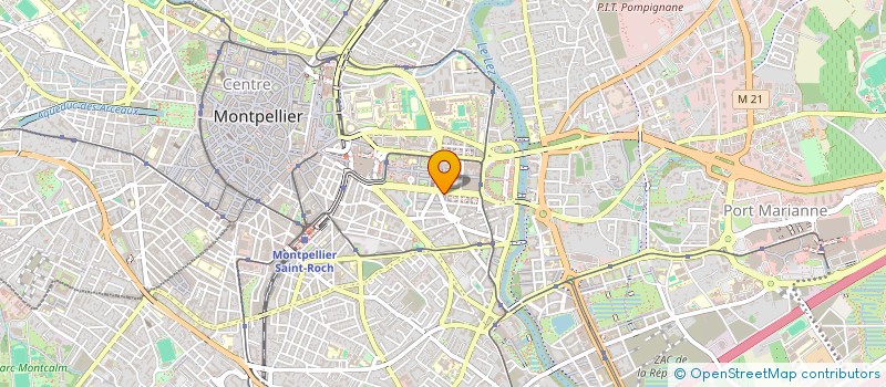 localisation de l'entreprise MADAME BRIGITTE BABEY à MONTPELLIER