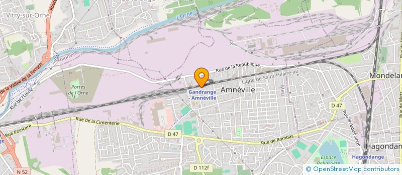 localisation de l'entreprise MADAME BRIGITTE BACKES  AMNEVILLE