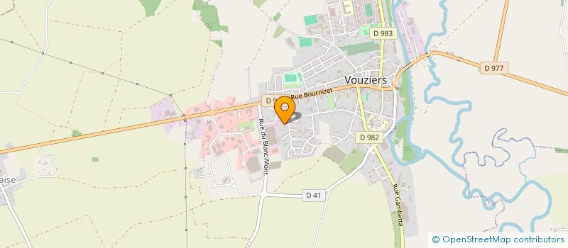 localisation de l'entreprise MADAME BRIGITTE BACLET à VOUZIERS