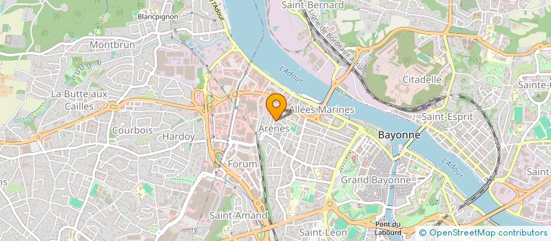 localisation de l'entreprise MADAME BRIGITTE BADIE à BAYONNE