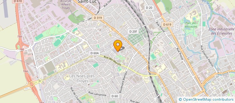 localisation de l'entreprise MADAME BRIGITTE BAILLOT à TROYES