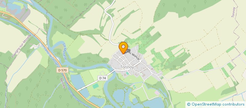 localisation de l'entreprise MADAME BRIGITTE BALLAND  TONNOY