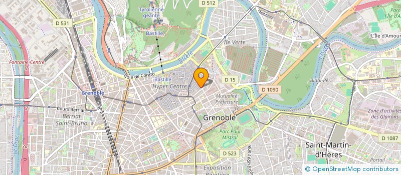 localisation de l'entreprise MADAME BRIGITTE BAREL à GRENOBLE