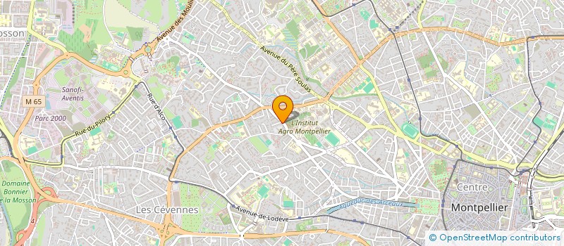 localisation de l'entreprise MADAME BRIGITTE BARRAUD à MONTPELLIER