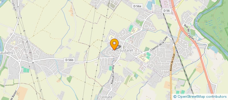 localisation de l'entreprise MADAME BRIGITTE BARREAUD  PINS JUSTARET