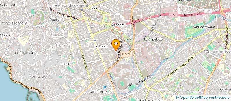 localisation de l'entreprise MADAME BRIGITTE BASSET à MARSEILLE