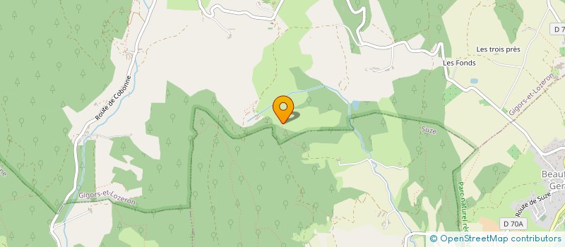 localisation de l'entreprise MADAME BRIGITTE BASSET  SUZE