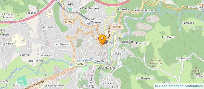 localisation de l'entreprise MADAME BRIGITTE BASUYAU à THIERS