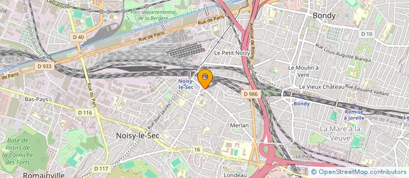 localisation de l'entreprise MADAME BRIGITTE BATHIARD à NOISY-LE-SEC