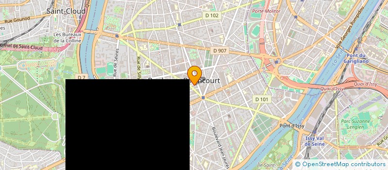 localisation de l'entreprise MADAME BRIGITTE BAUDESSON à BOULOGNE-BILLANCOURT
