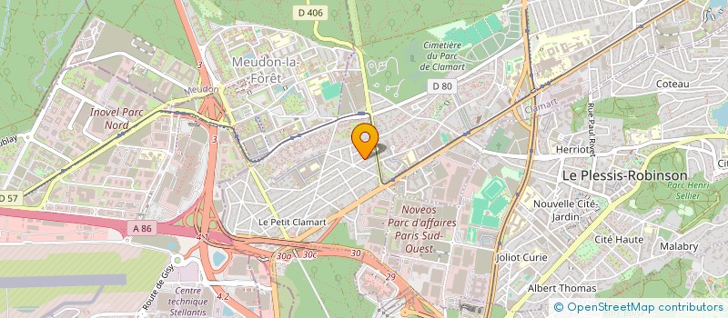 localisation de l'entreprise MADAME BRIGITTE BAUMGARTEN  CLAMART