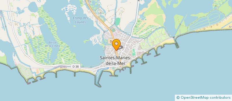 localisation de l'entreprise MADAME BRIGITTE BAVENT à SAINTES-MARIES-DE-LA-MER