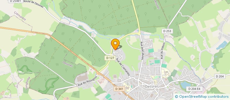 localisation de l'entreprise MADAME BRIGITTE BAY  DESVRES