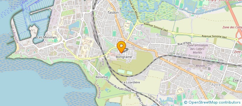 localisation de l'entreprise MADAME BRIGITTE BEAUFORT  LA ROCHELLE