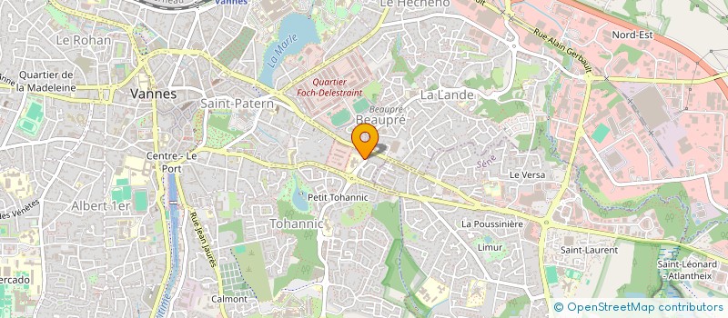 localisation de l'entreprise MADAME BRIGITTE BEGOU à VANNES