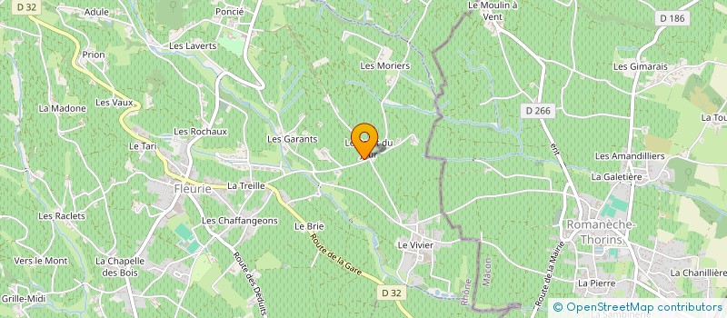 localisation de l'entreprise MADAME BRIGITTE BEGOUEN-DEMEAUX à FLEURIE