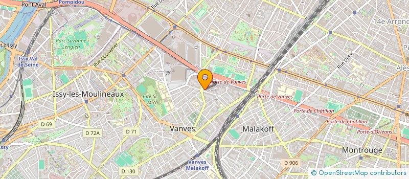 localisation de l'entreprise MADAME BRIGITTE BELIN à VANVES