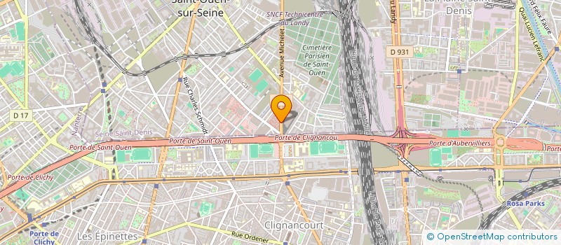 localisation de l'entreprise MADAME BRIGITTE BENAICHE à SAINT-OUEN-SUR-SEINE