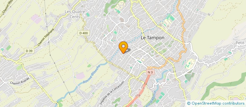 localisation de l'entreprise MADAME BRIGITTE BENARD à LE TAMPON