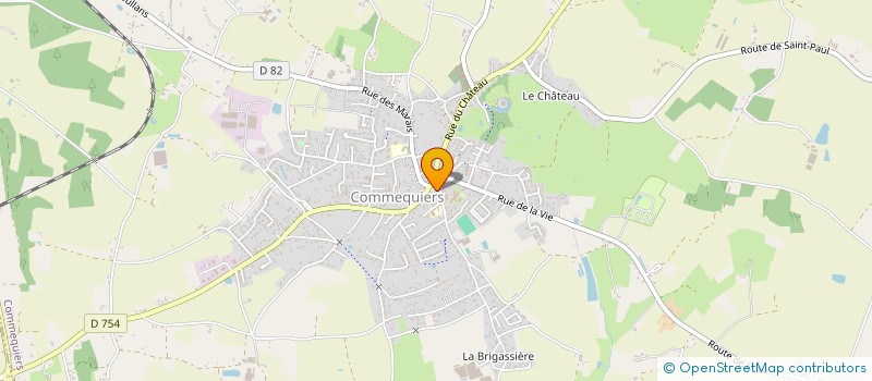 localisation de l'entreprise MADAME BRIGITTE BENETEAU à COMMEQUIERS