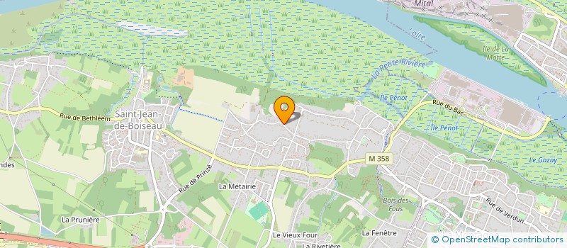 localisation de l'entreprise MADAME BRIGITTE BERA  SAINT-JEAN-DE-BOISEAU