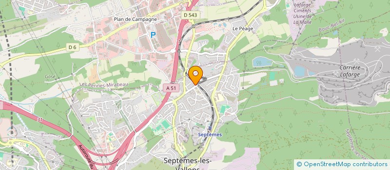 localisation de l'entreprise MADAME BRIGITTE BERNARD  SEPTEMES-LES-VALLONS