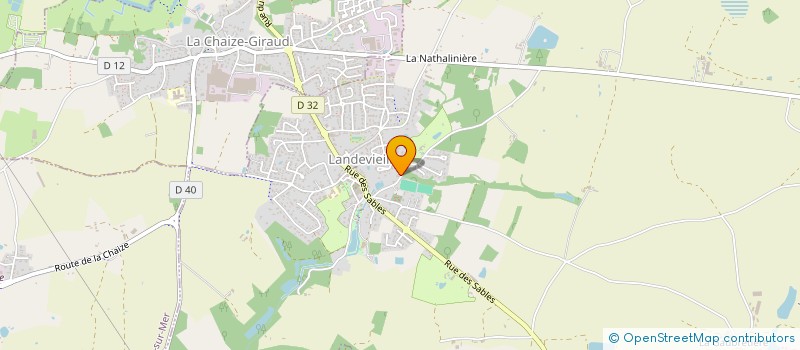 localisation de l'entreprise MADAME BRIGITTE BERTHOME à LANDEVIEILLE