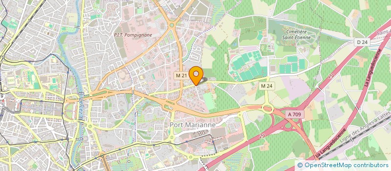 localisation de l'entreprise MADAME BRIGITTE BERTIN à MONTPELLIER