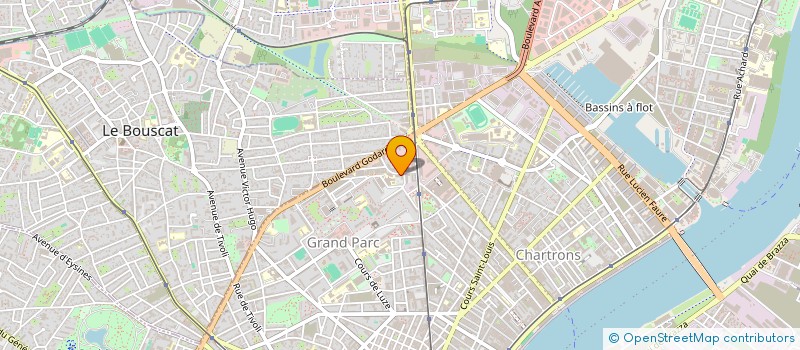 localisation de l'entreprise MADAME BRIGITTE BERTIN  BORDEAUX