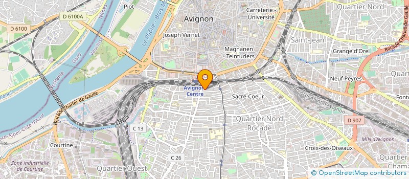 localisation de l'entreprise MADAME BRIGITTE BERTOUX  AVIGNON
