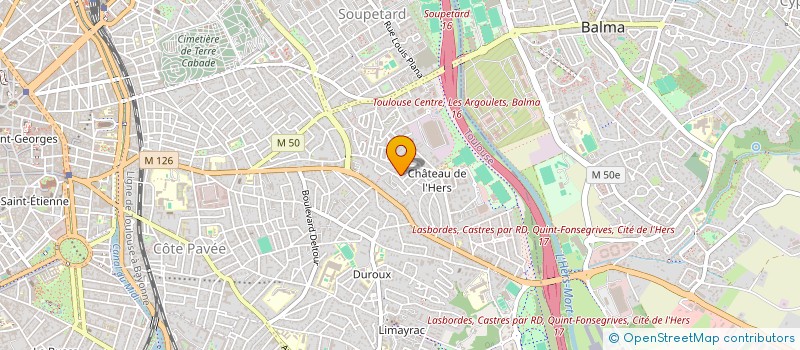 localisation de l'entreprise MADAME BRIGITTE BEYSSON à TOULOUSE
